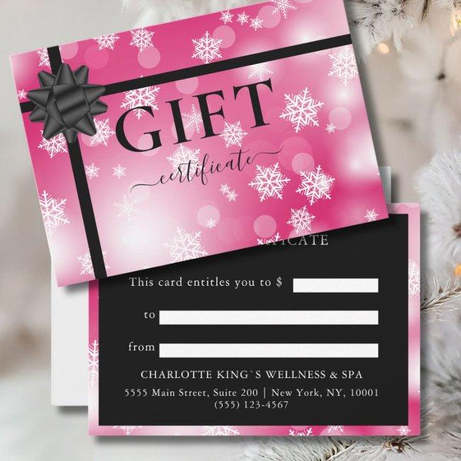 BUSINESS GIFT CERTIFICATE | Modern | Ribbon