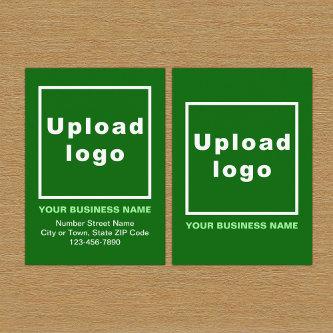 Business Green Enclosure Card