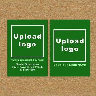 Business Green Enclosure Card