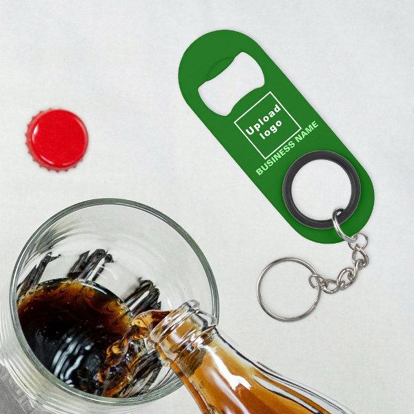 Business Green Keychain and Bottle Opener