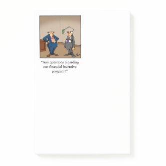 Business Humor Post- It Notes