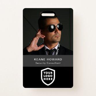 Business ID Card | Modern Large Photo Employee Bad Badge