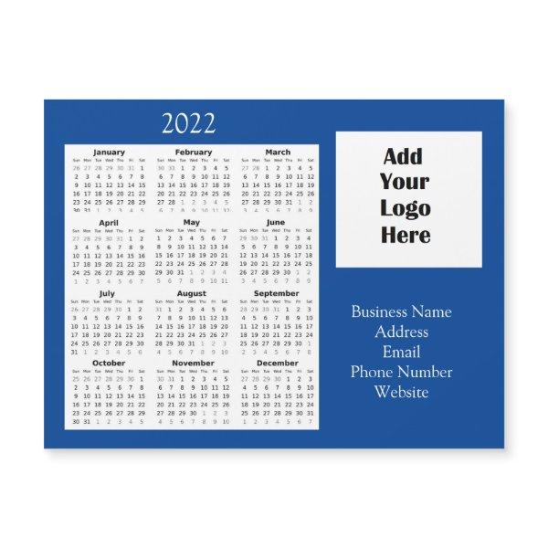 Business Logo Customer Appreciation 2022 Calendar  Magnetic Invitation