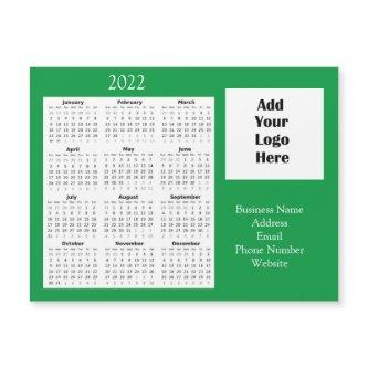 Business Logo Customer Appreciation 2022 Calendar  Magnetic Invitation