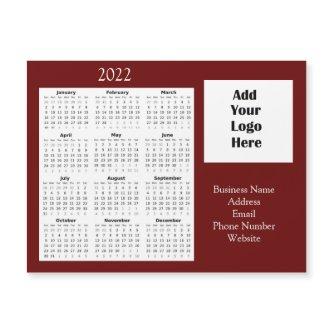 Business Logo Customer Appreciation 2022 Calendar  Magnetic Invitation