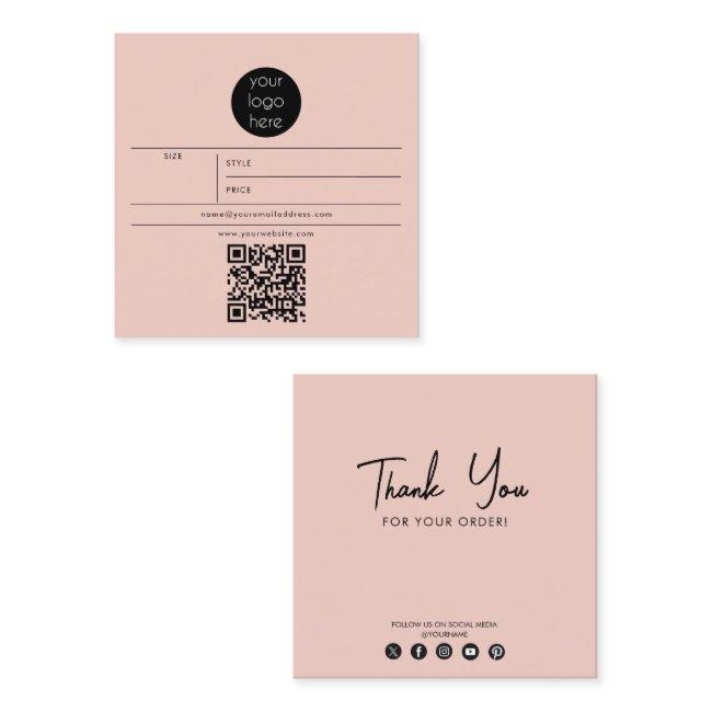 Business Logo Hang Tag Price Clothing Swing Tags