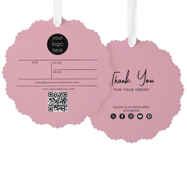 Business Logo Hang Tag Price Clothing Swing Tags  Ornament Card
