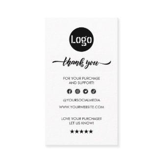 Business Logo Label Hang Tag