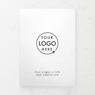 Business Logo Minimalist Simple Trifold Brochure