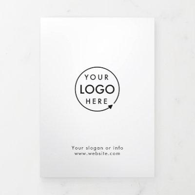Business Logo Minimalist Simple Trifold Brochure