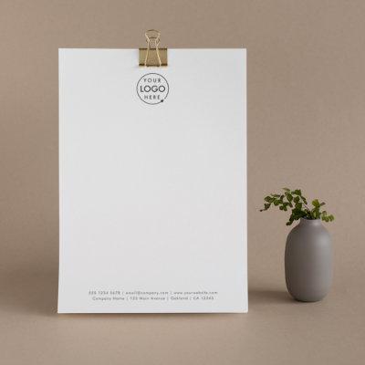 Business Logo | Modern Minimalist Clean Simple Letterhead