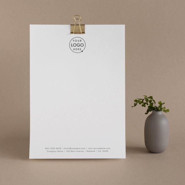 Business Logo | Modern Minimalist Clean Simple Letterhead