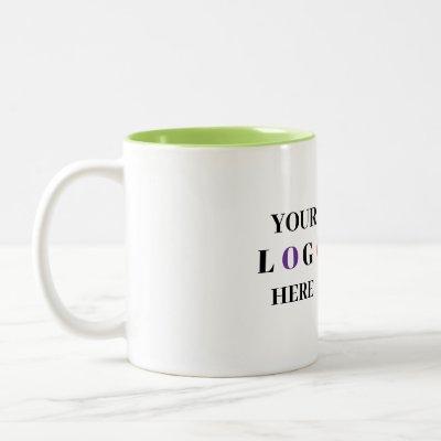 Business Logo Modern with QR code  Mug