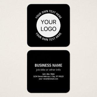 Business Logo or Any Image & Editable Text