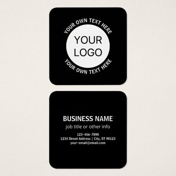 Business Logo or Any Image & Editable Text