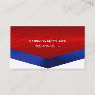 Business Logo Red White Blue