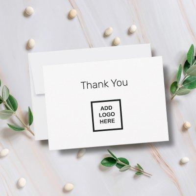 Business Logo Thank You Cards Budget Friendly