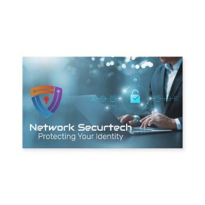 Business Man Securing Data | Encrypted Network