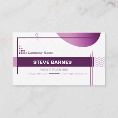 Business Marketer Stylish Graphic Elements Card