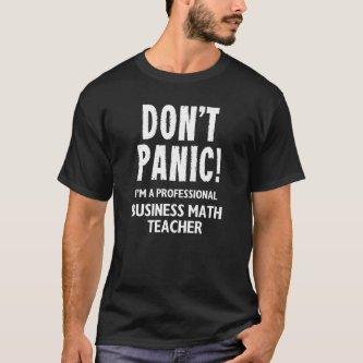 Business Math Teacher T-Shirt