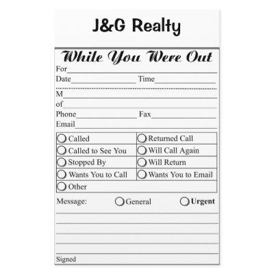 Business Memo Stationery