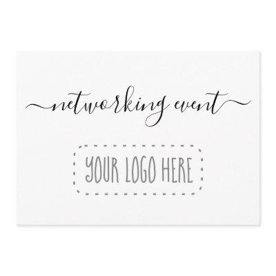 Business Networking Event Invitation - Add Logo