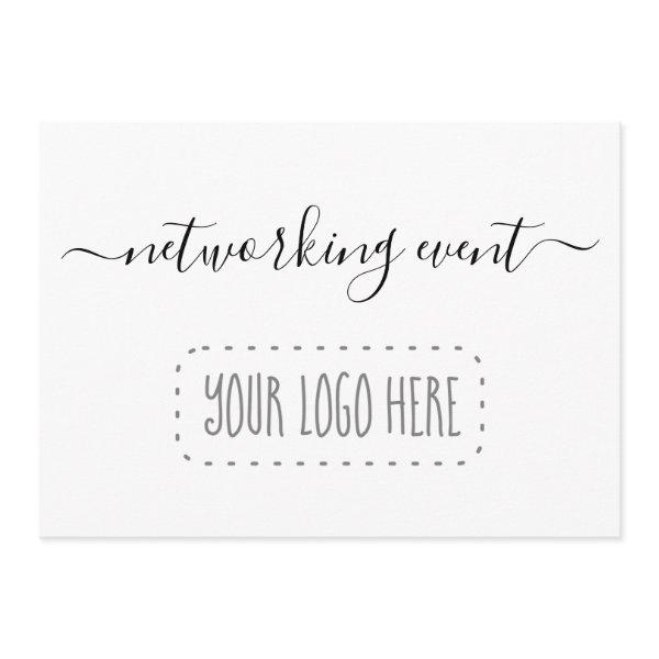 Business Networking Event Invitation - Add Logo