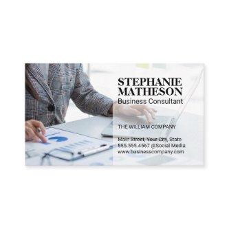 Business Person Analyzing Graphs on Finance