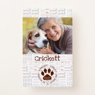 Business Photo and Name with Brown Paw Badge