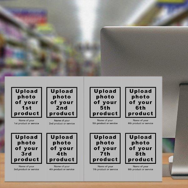 Business Products or Services on Gray Big Card