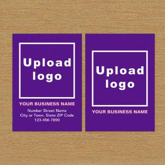 Business Purple Enclosure Card