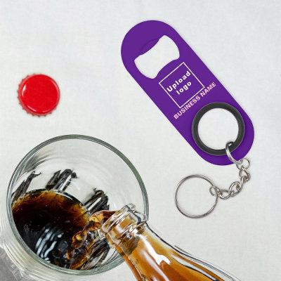 Business Purple Keychain and Bottle Opener