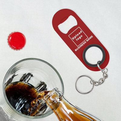 Business Red Keychain and Bottle Opener