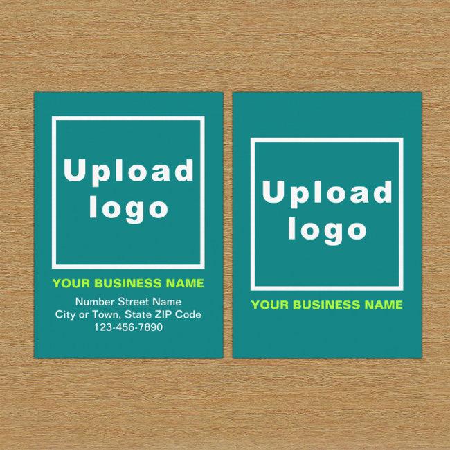 Business Teal Enclosure Card