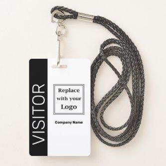 Business Visitor Logo Badge Templates