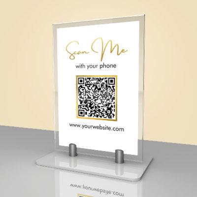 Business | Wedding QR Code Table Card