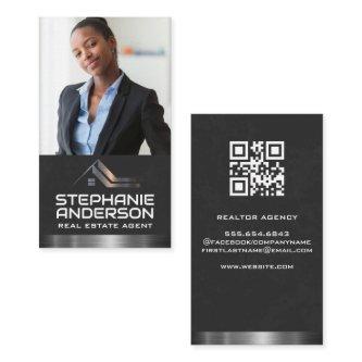 Business Woman | Real Estate Logo | Metallic Trim