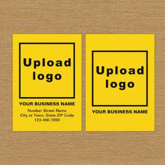 Business Yellow Enclosure Card