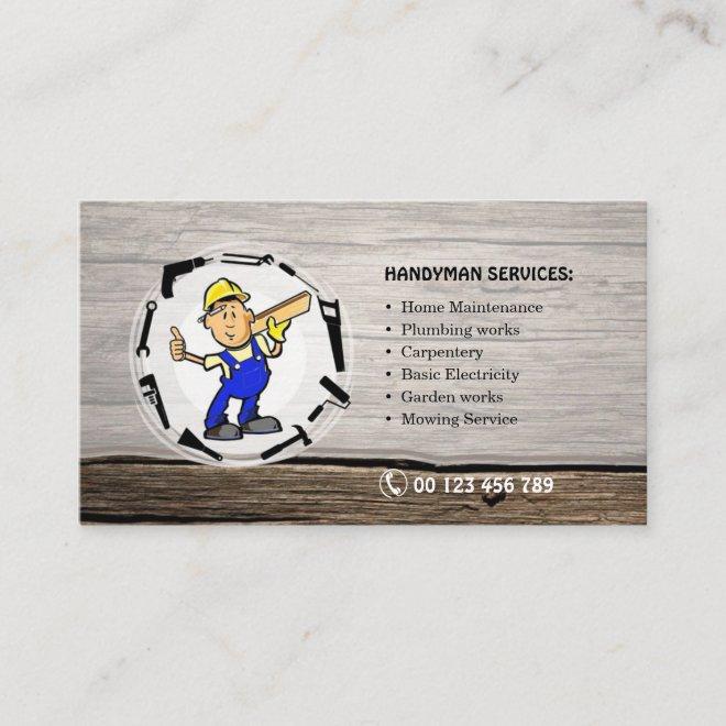Businesscard for Handyman services