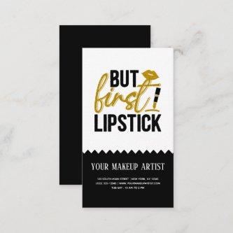 But first lipstick