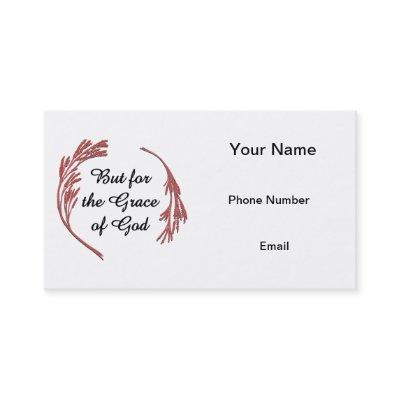 But for the Grace of God Calling Card