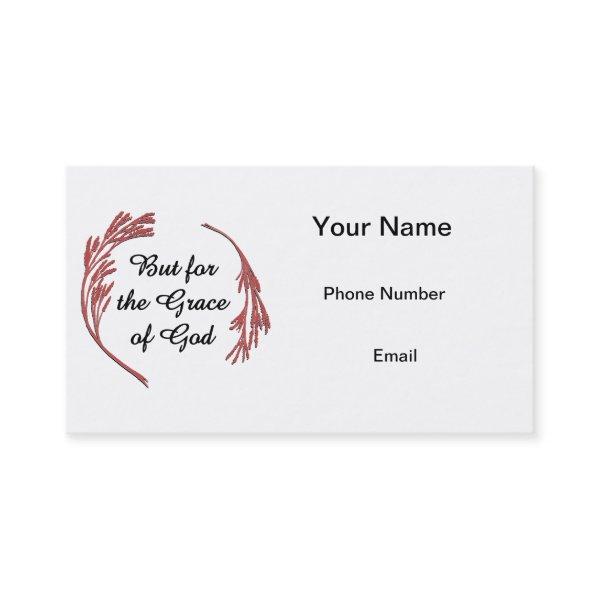 But for the Grace of God Quote Calling Card