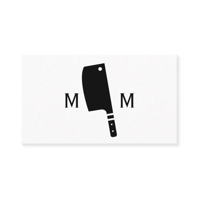 Butcher Knife Monogram