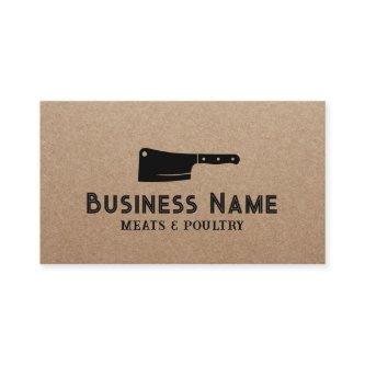 Butcher Meat Cleaver Meats & Poultry Market Kraft