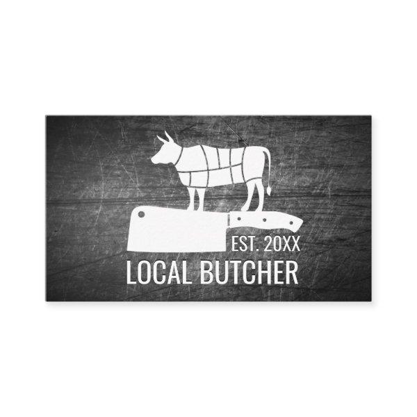 Butcher Meat Cut Chart | Scratched Metal