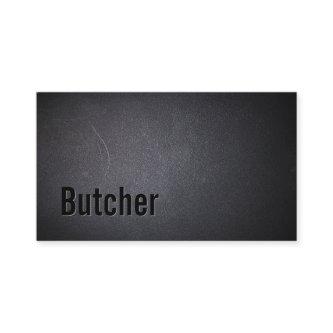 Butcher Modern Bold Text Elegant Dark Minimalist