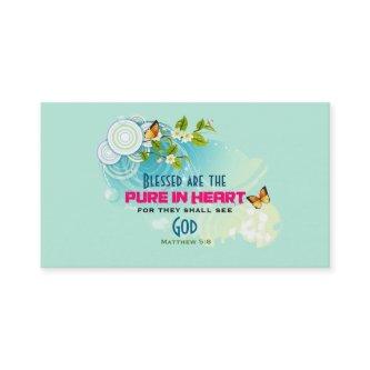 Butterflies and Flower Blossom Beatitude Quote