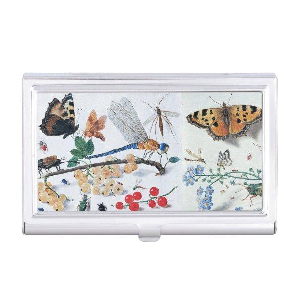 BUTTERFLIES ,INSECTS , FLOWERS AND PLANTS CASE FOR