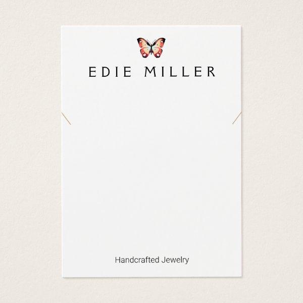 Butterfly Necklace Bracelet Display Card
