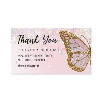butterfly thank you for your purchase  business ca